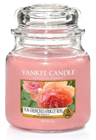 Yankee Candle Sun-Drenched Apricot Rose 411g Kvepalai