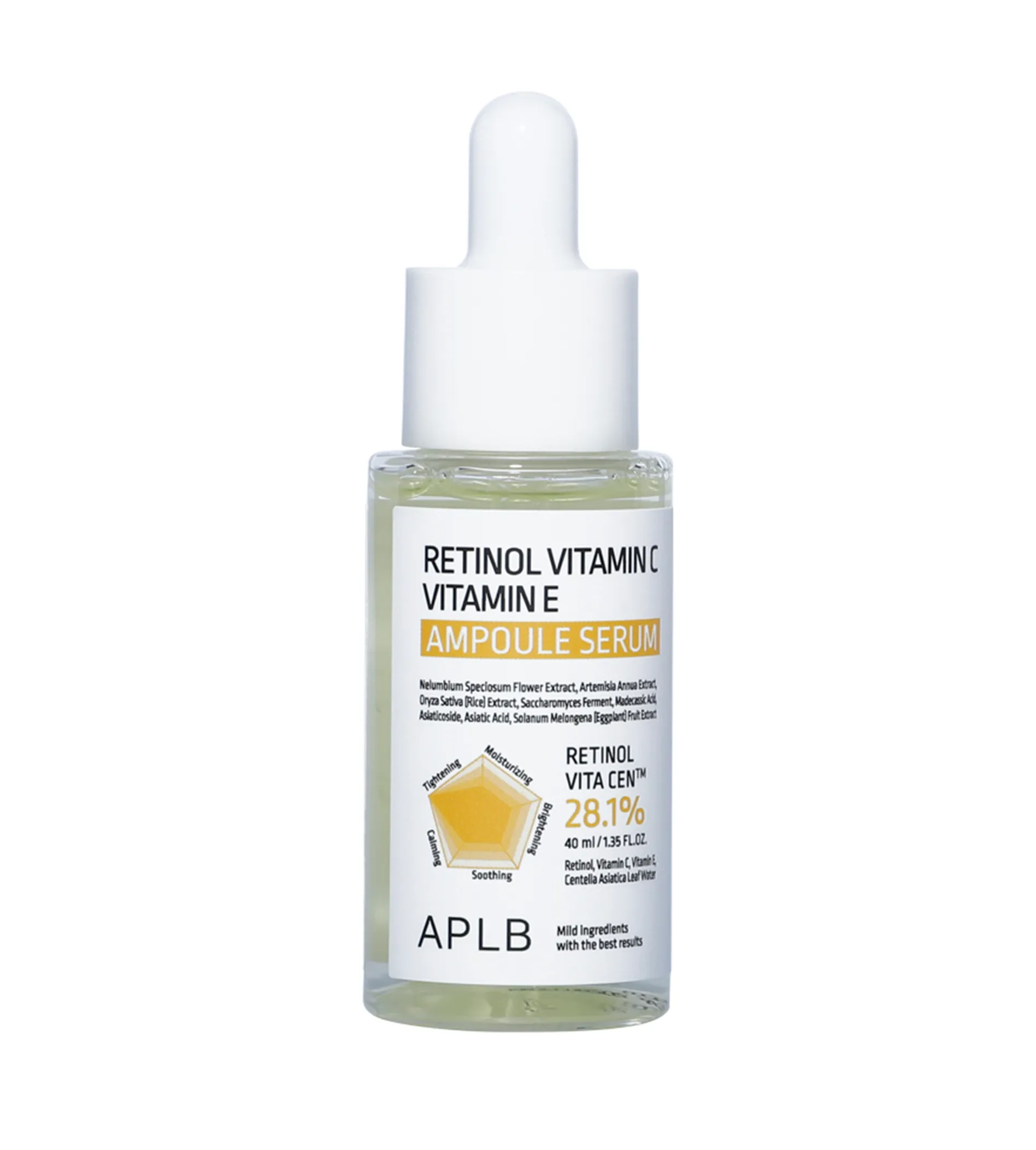 APLB Retinol Vitamin C Vitamin E 40ml Veido serumas