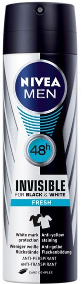 Nivea Men Invisible Black & White Fresh 48h dezodorantas