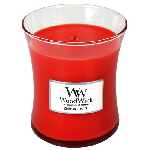 WoodWick Crimson Berries kvepianti žvakė