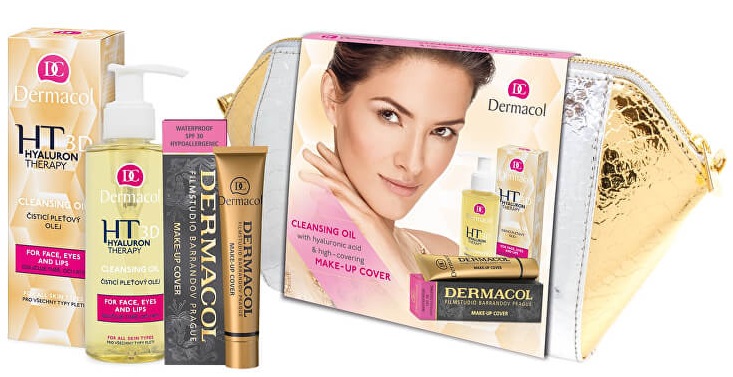 Dermacol 3D Hyaluron Therapy 50 Dermacol 3D Hyaluron Therapy gift set for women 50 Veido kaukė Rinkinys