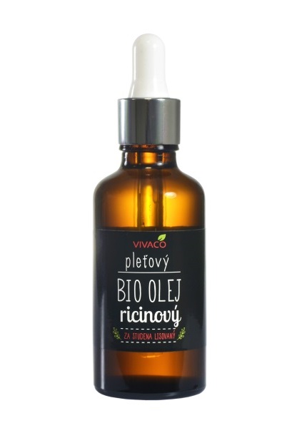 Vivaco Bio Pleťový ricinový olej natūrali veido odos priežiūros priemonė