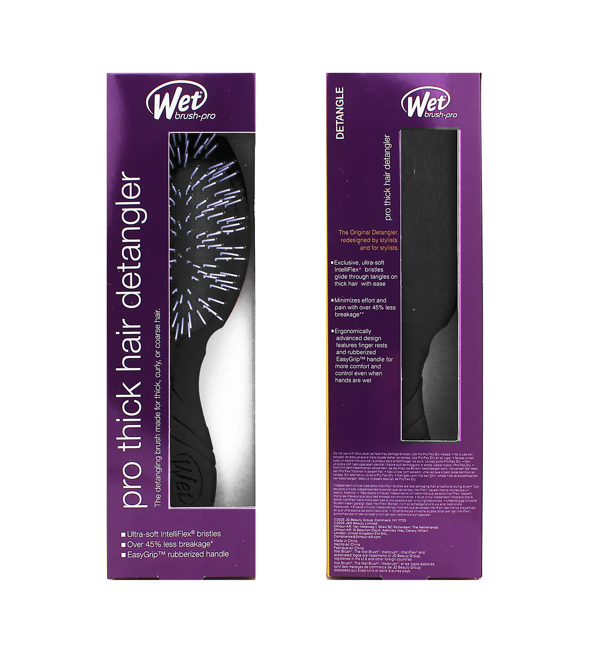 Wet Brush Thick Hair Pro Detangler plaukų &scaron;epetys