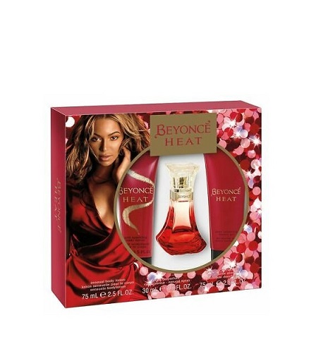 Beyonce Heat 30ml Beyoncé Heat eau de parfum for women 30 ml + tělové mléko 75 ml + sprchový gel 75 ml gift set Kvepalai Moterims EDP Rinkinys