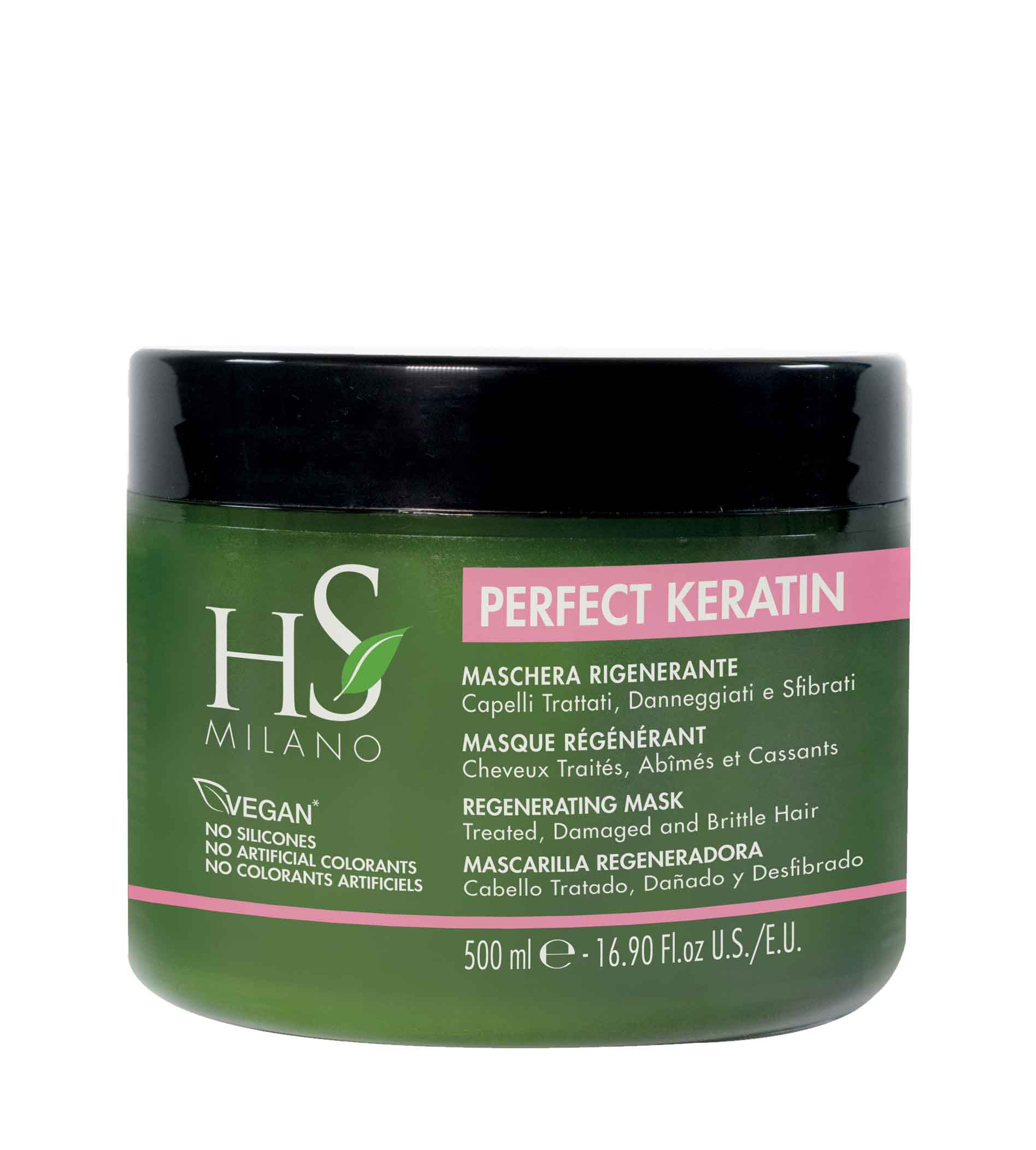 HS MILANO Regenerating Mask 500ml plaukų kaukė