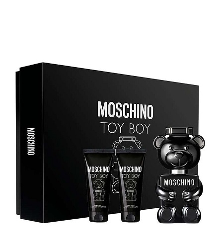 Moschino Toy Boy 50ml Moschino Toy Boy eau de parfum for men 50 ml + sprchový gel 50 ml + balzám po holení 50 ml gift set Kvepalai Vyrams EDP Rinkinys