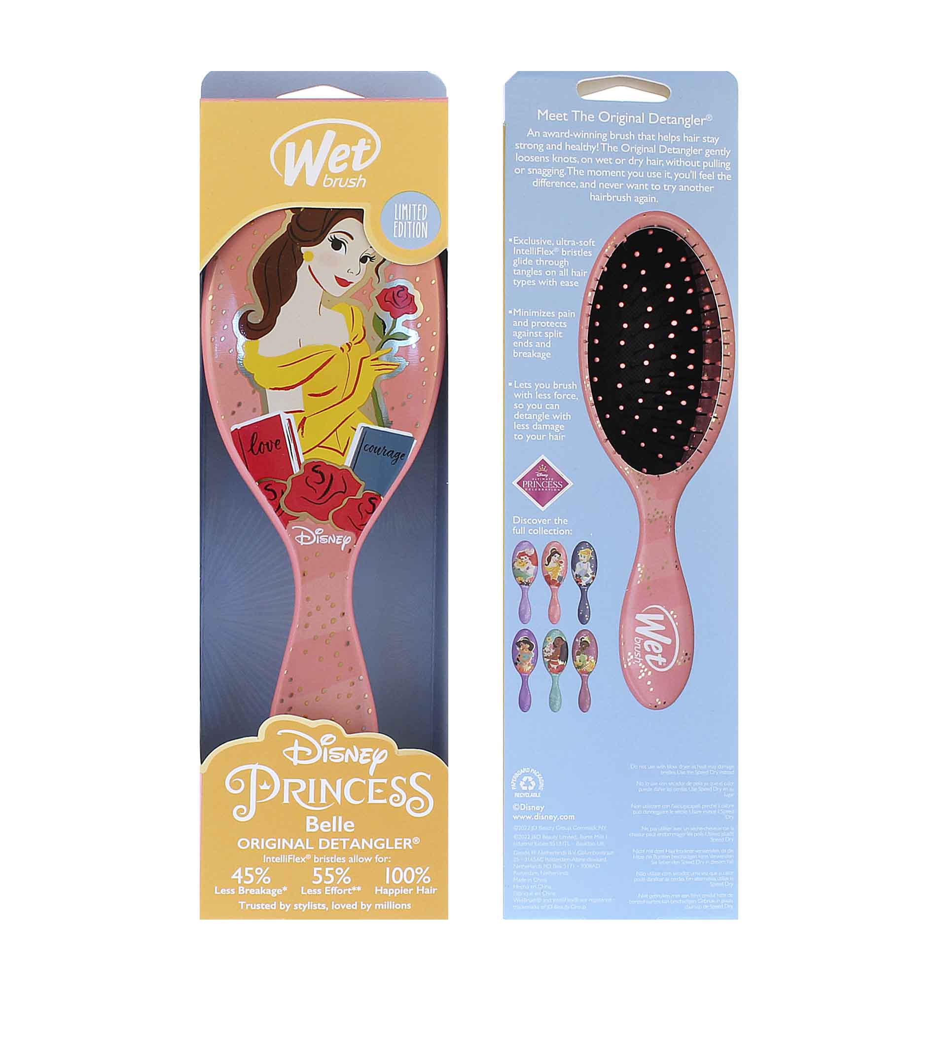 Wet brush Original detangler disney princess Plaukų &scaron;epetys
