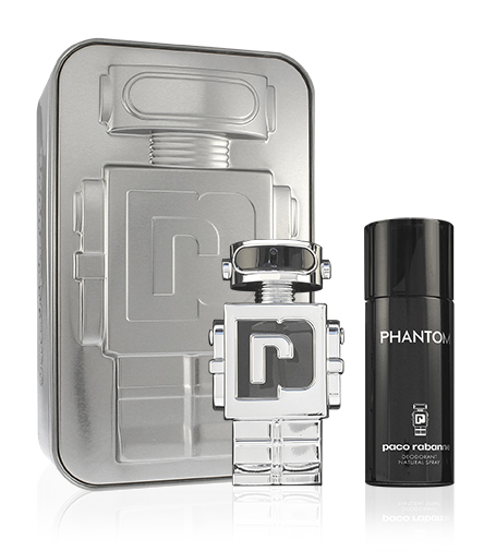 Paco Rabanne Phantom 100ml Paco Rabanne Phantom eau de toilette for men 100 ml + 150 ml gift set Kvepalai Vyrams EDT Rinkinys