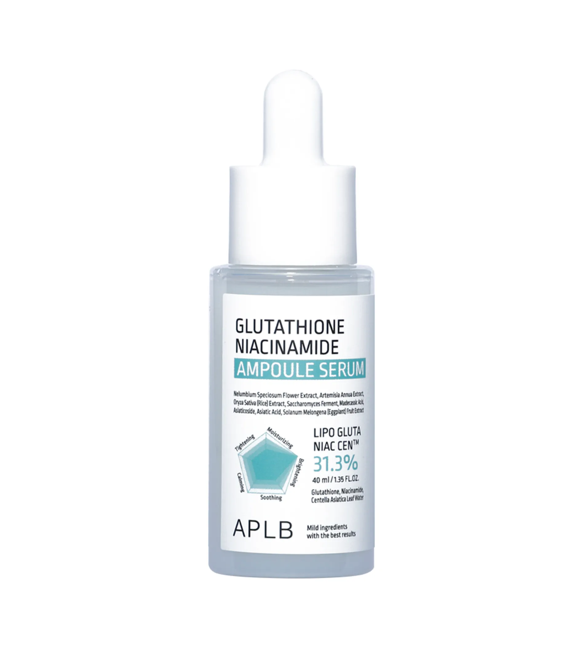 APLB Glutathione Niacinamide 40ml Veido serumas