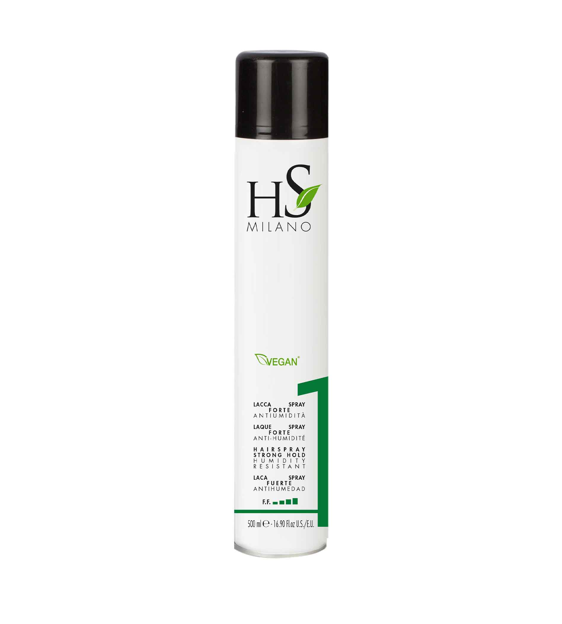 HS MILANO Hair Spray Strong Hold 500ml plaukų lakas
