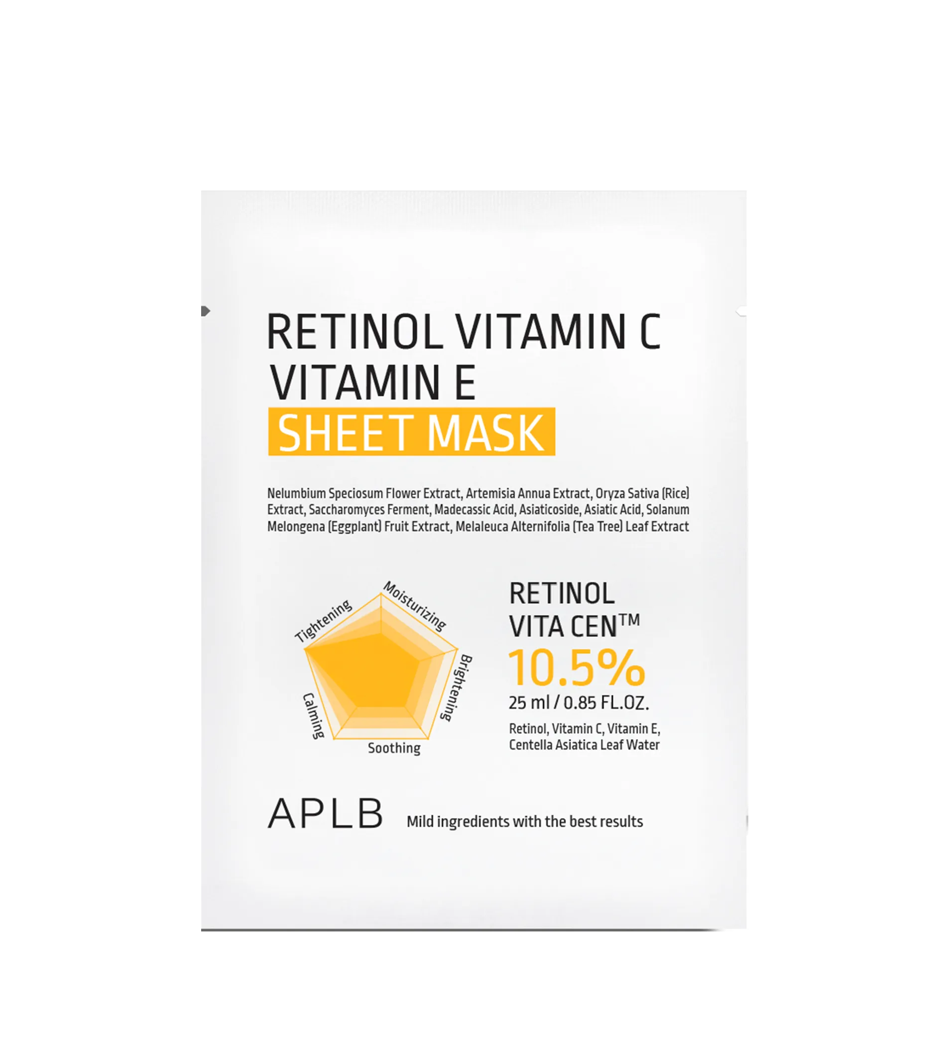 APLB Retinol Vitamin C Vitamin E 25ml Veido kaukė