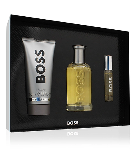 Hugo Boss Boss Bottled Hugo Boss Boss Bottled SET M (EDT 100ml + EDT 10ml + SG 100ml) kvepalai Vyrams Rinkinys