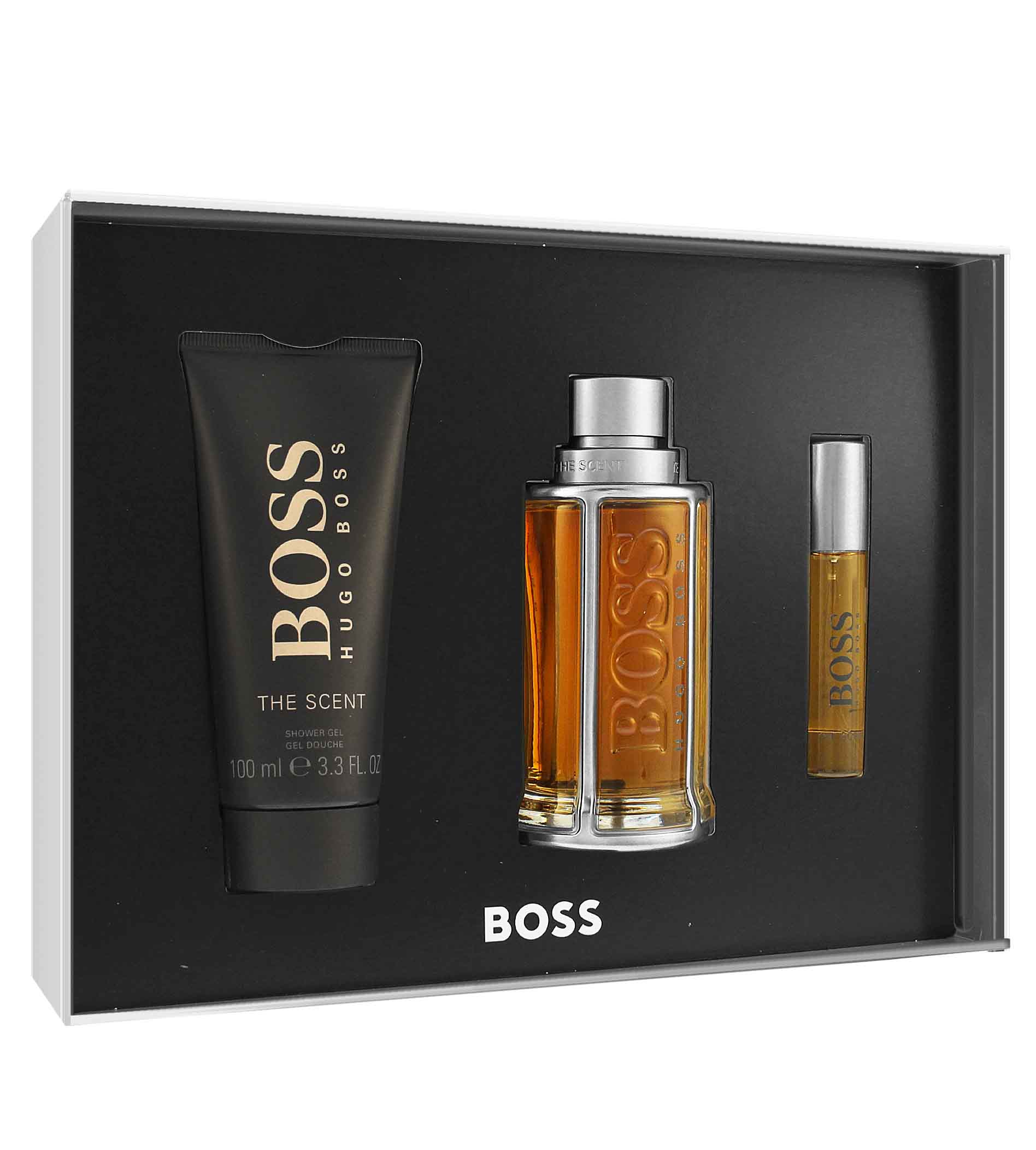 Hugo Boss Boss The Scent 100ml Edt 100 ml + Edt 10 ml + Shower Gel 100 ml kvepalų mėginukas Vyrams Rinkinys