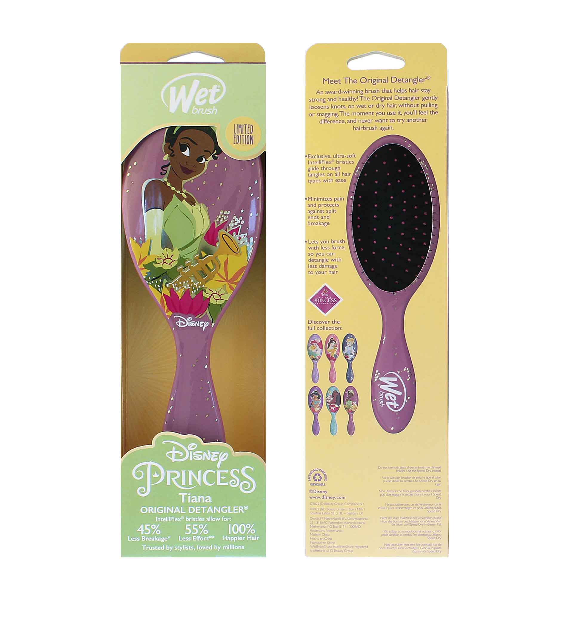 Wet Brush Original Detangler Disney Princess Tiana Moterims Wet Brush Original Detangler Disney Princess Tiana Moterims