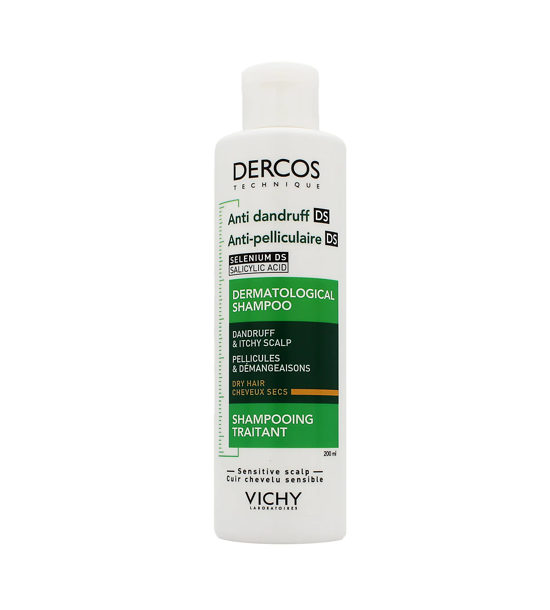 Vichy DERCOS Dermatological Shampoo šampūnas Vichy DERCOS Dermatological Shampoo šampūnas