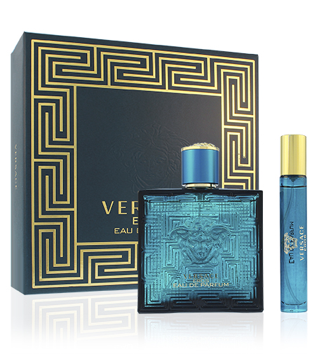 Versace Eros 100ml Versace Eros eau de parfum for men 100 ml + 10 ml gift set Kvepalai Vyrams EDP Rinkinys