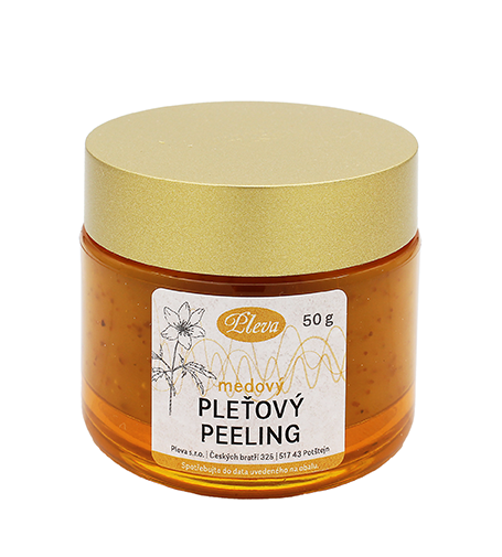 Pleva Skin Peeling With Honey Veido kaukė