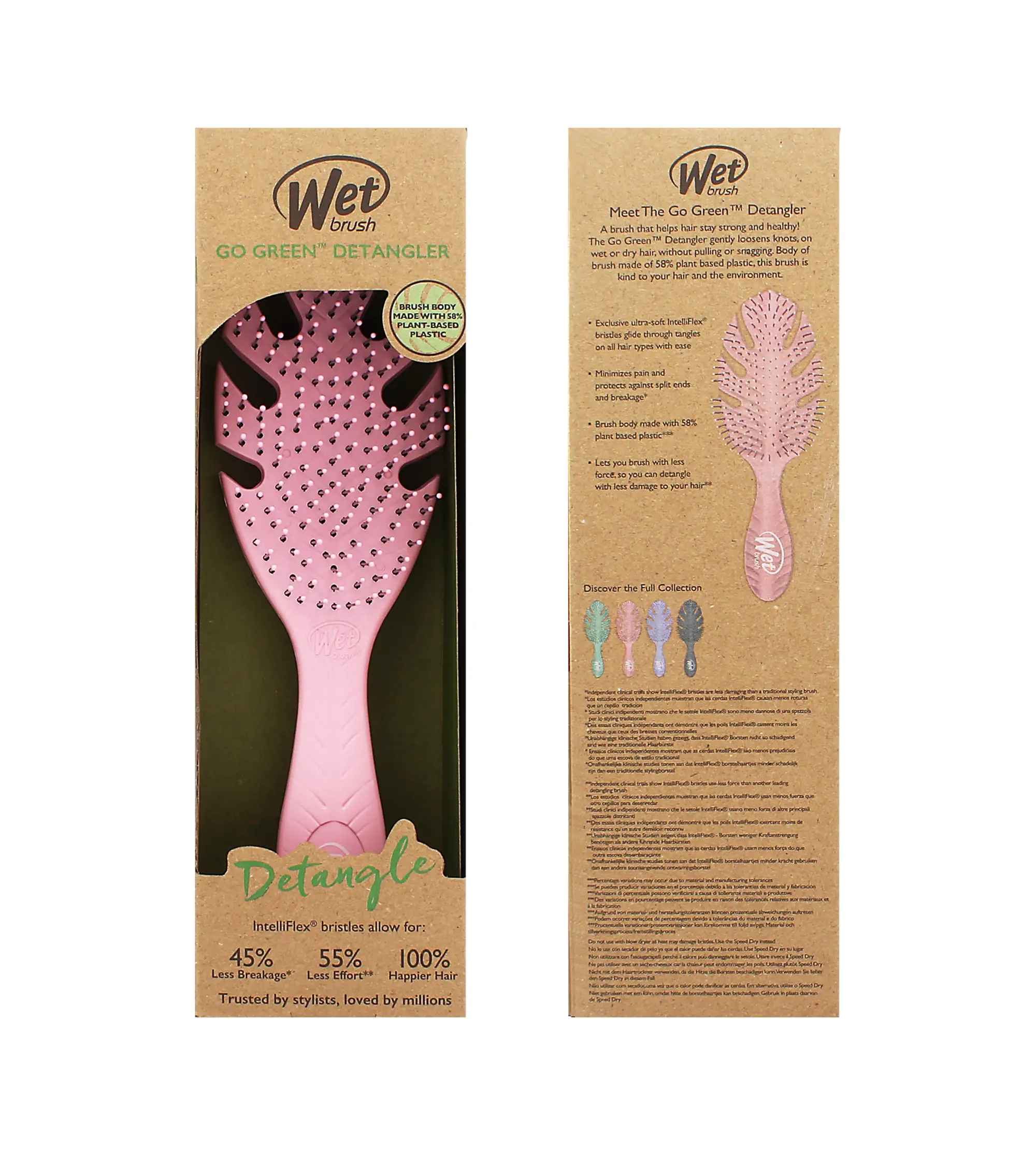 Wet Brush Go Green Detangler plaukų &scaron;epetys