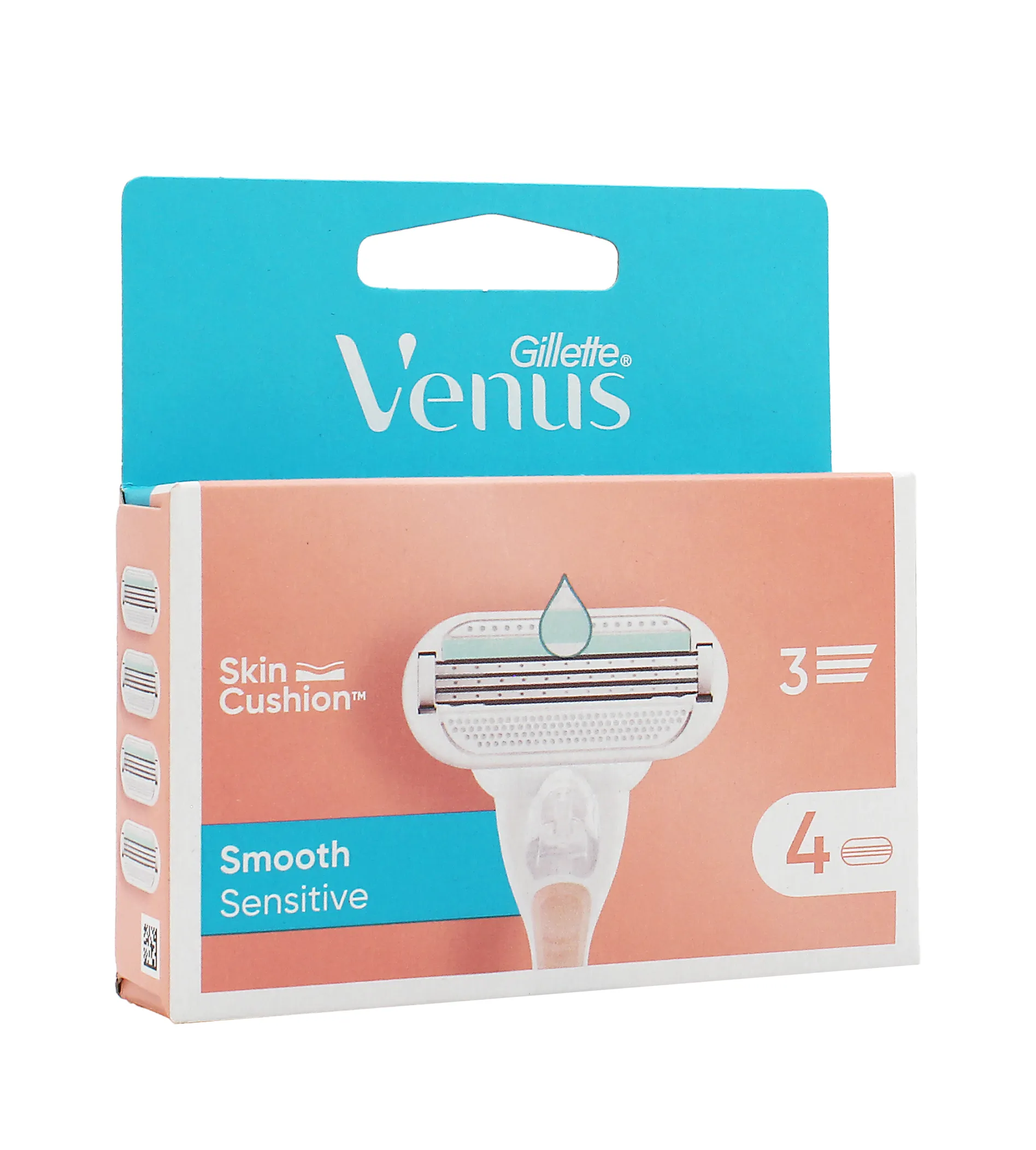 Gillette Venus Smooth Sensitive 4pcs skutimosi gelis
