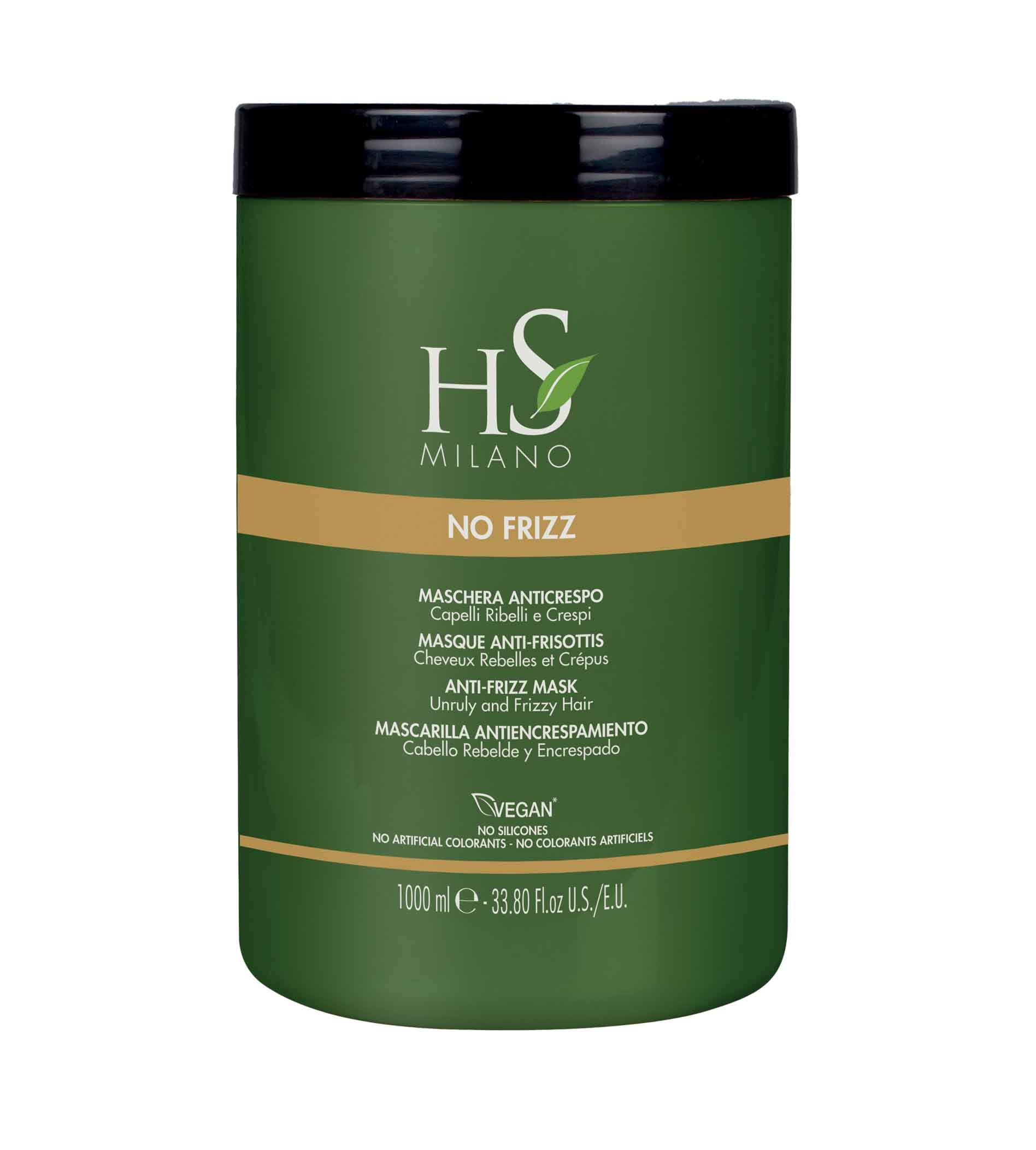 HS MILANO Anti-Frizz Mask 1000ml plaukų kaukė
