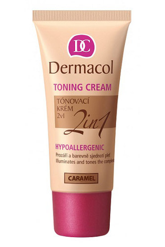 Dermacol Toning Cream 2in1 30ml makiažo pagrindas