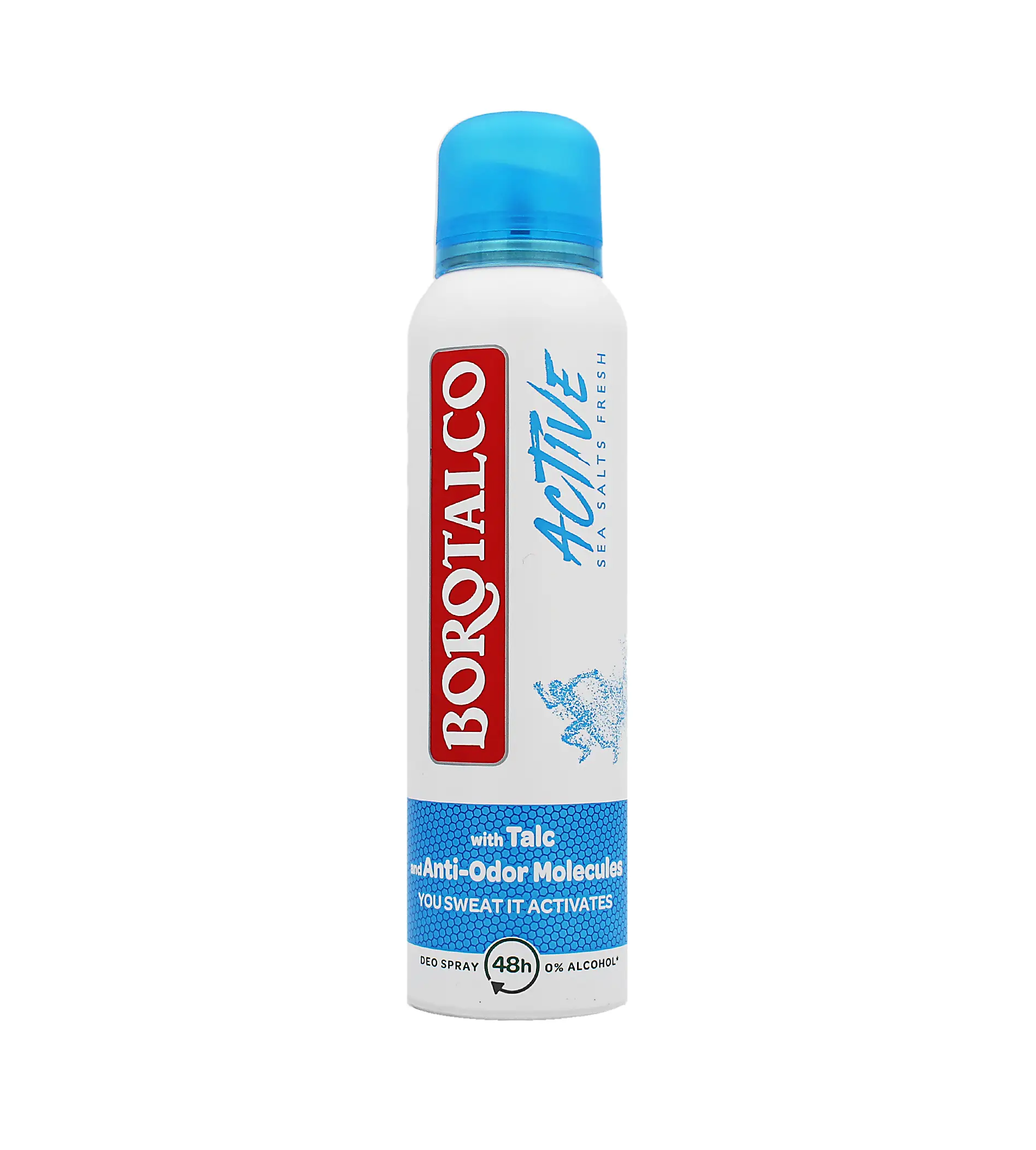 Borotalco Active Sea Salts Fresh Deo Spray 48H Dezodorantas Dekoratyvinė kosmetika Unisex