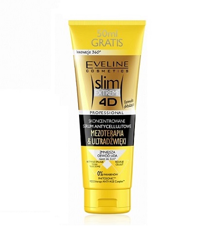 Eveline Cosmetics Slim Extreme 4D 250ml priemonė celiulitui ir strijoms