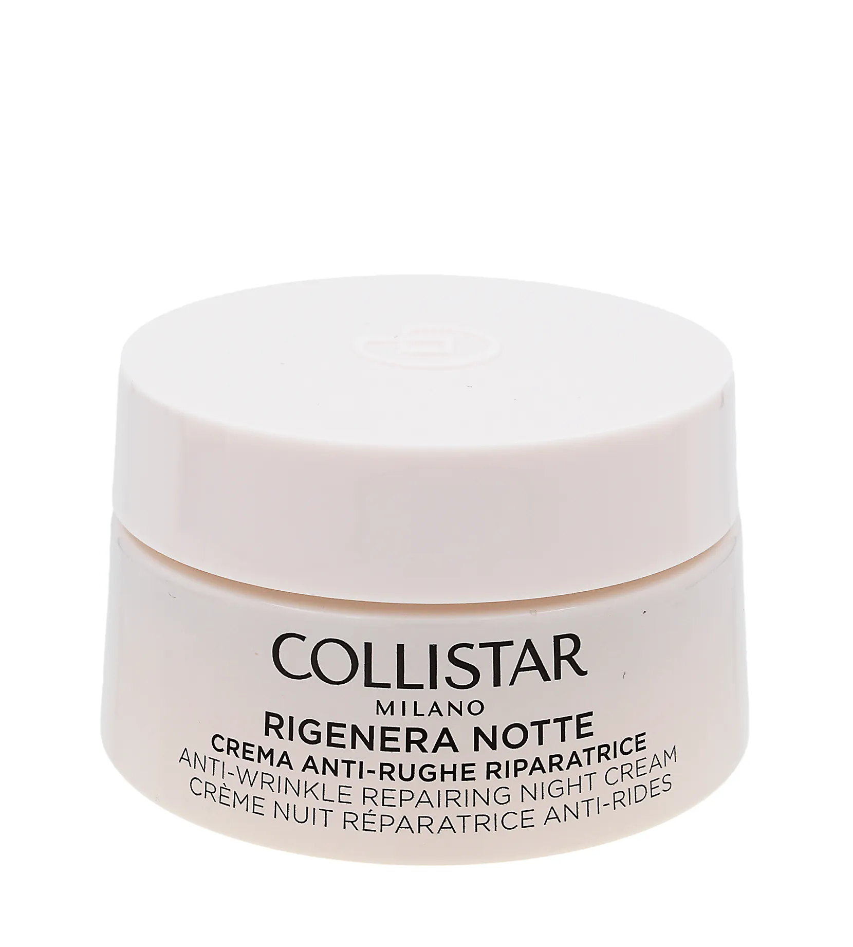 Collistar Rigenera Anti-Wrinkle Repairing Night Cream 50ml veido pienelis 