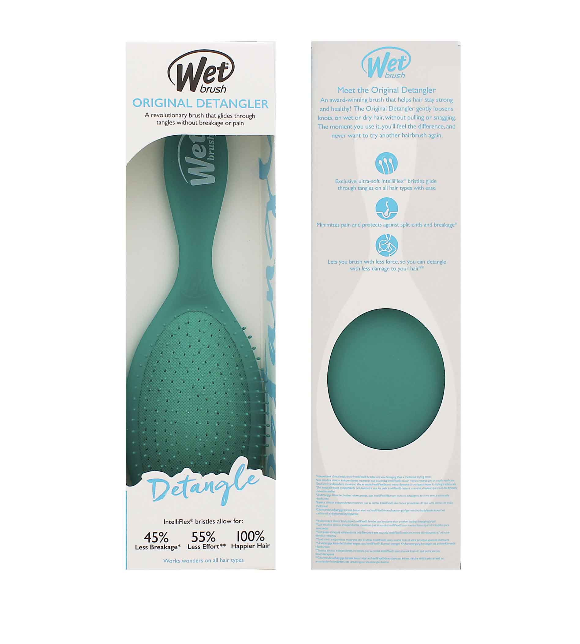 Wet Brush hairbrush Green Juice Summer Quenchers Original Detangler Plaukų &scaron;epetys Plaukų &scaron;ukavimo įrankis Moterims