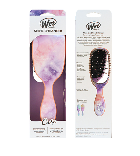 Wet Brush Shine Enhancer Colorwash plaukų šepetys