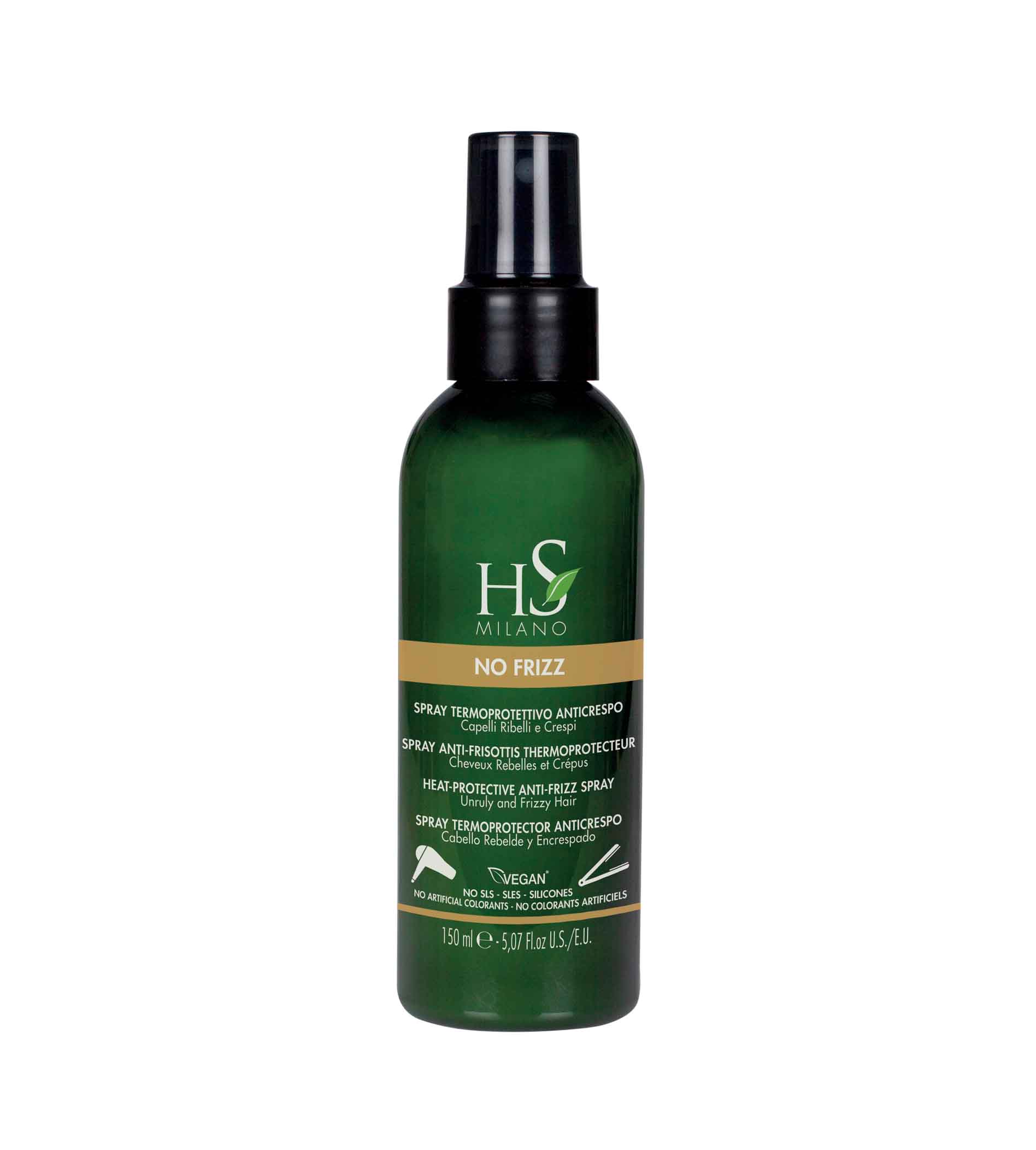 HS MILANO Heat-Protective Anti-Frizz Spray 150ml plaukų lakas