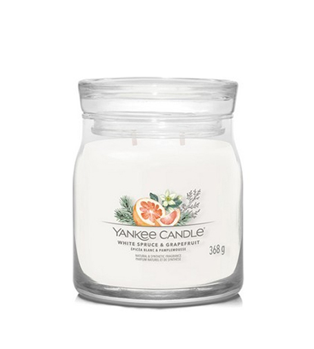 Yankee Candle White Spruce & Grapefruit kvepianti žvakė