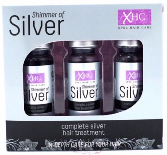 Xpel Shimmer Of Silver Hair Treatment Shots plaukų kaukė