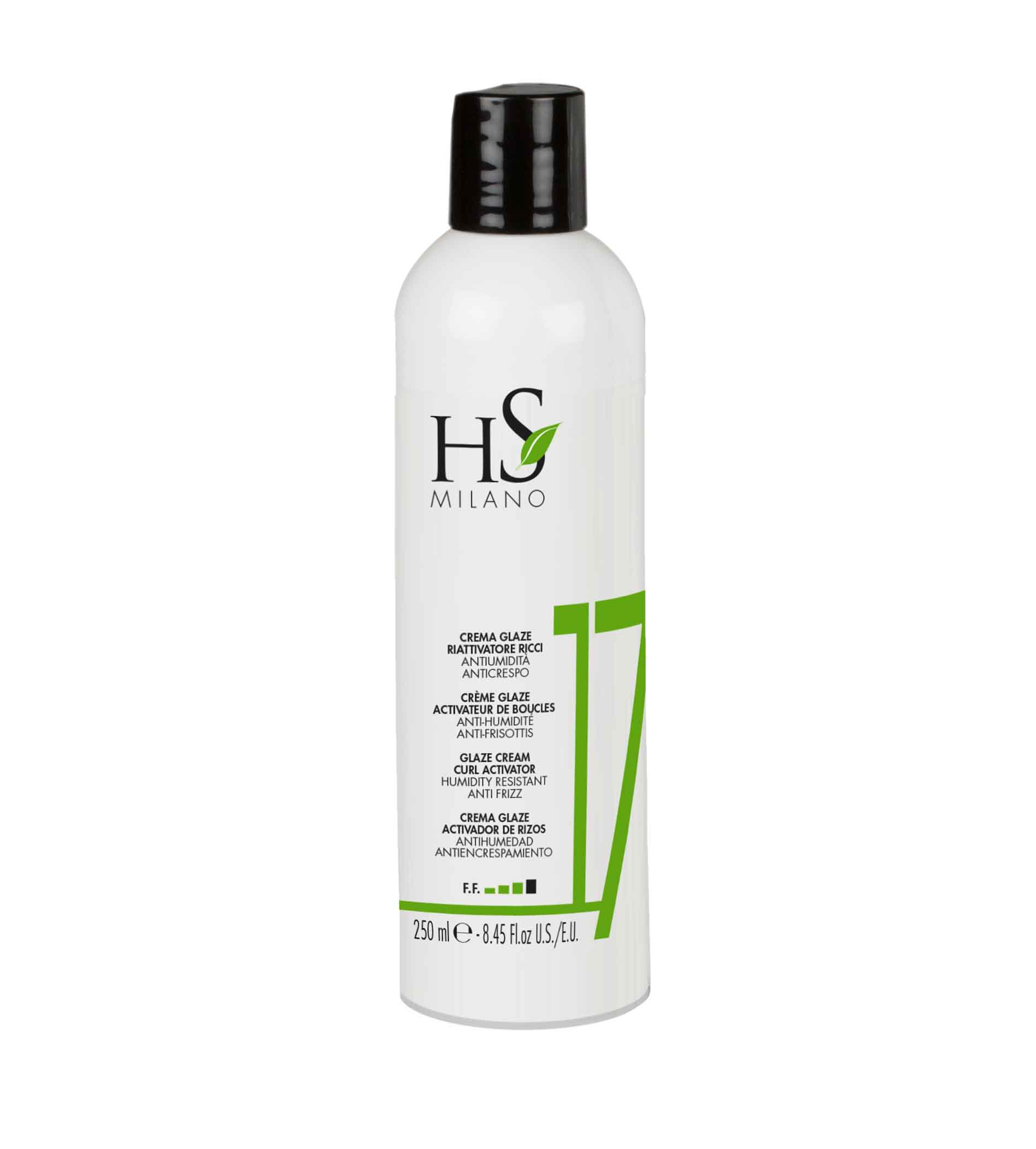 HS MILANO Glaze Cream Curl Activator 250ml plaukų kremas