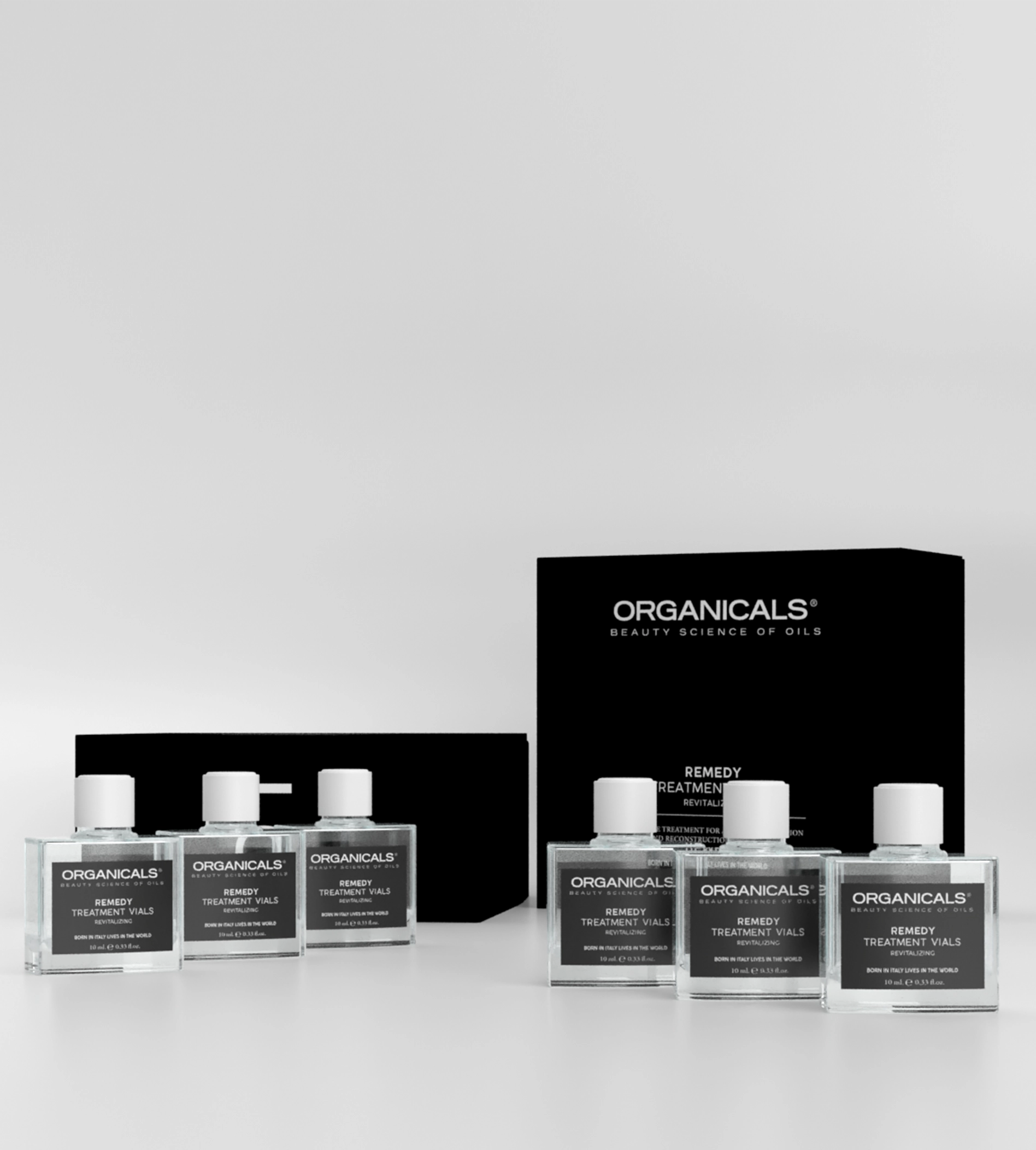 Organicals revitalizačn&iacute; k&uacute;ra 6 pcs REMEDY Revitalizing Treatments 6 Vials Plaukų priemonė