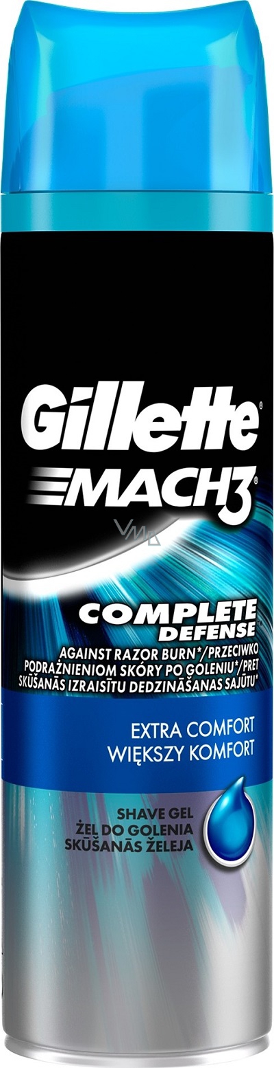 Gillette Mach3 Complete Defense 200ml skutimosi gelis