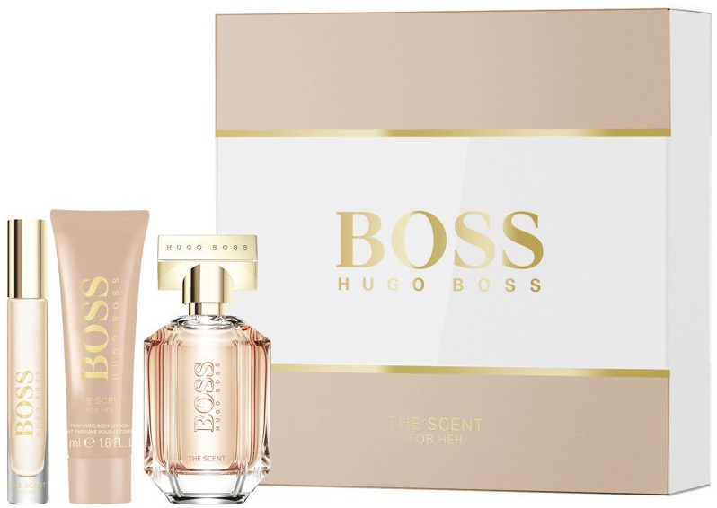 Hugo Boss Boss The Scent For Her 50ml Hugo Boss Boss The Scent For Her eau de parfum for women 50 ml gift set Kvepalai Moterims EDP Rinkinys