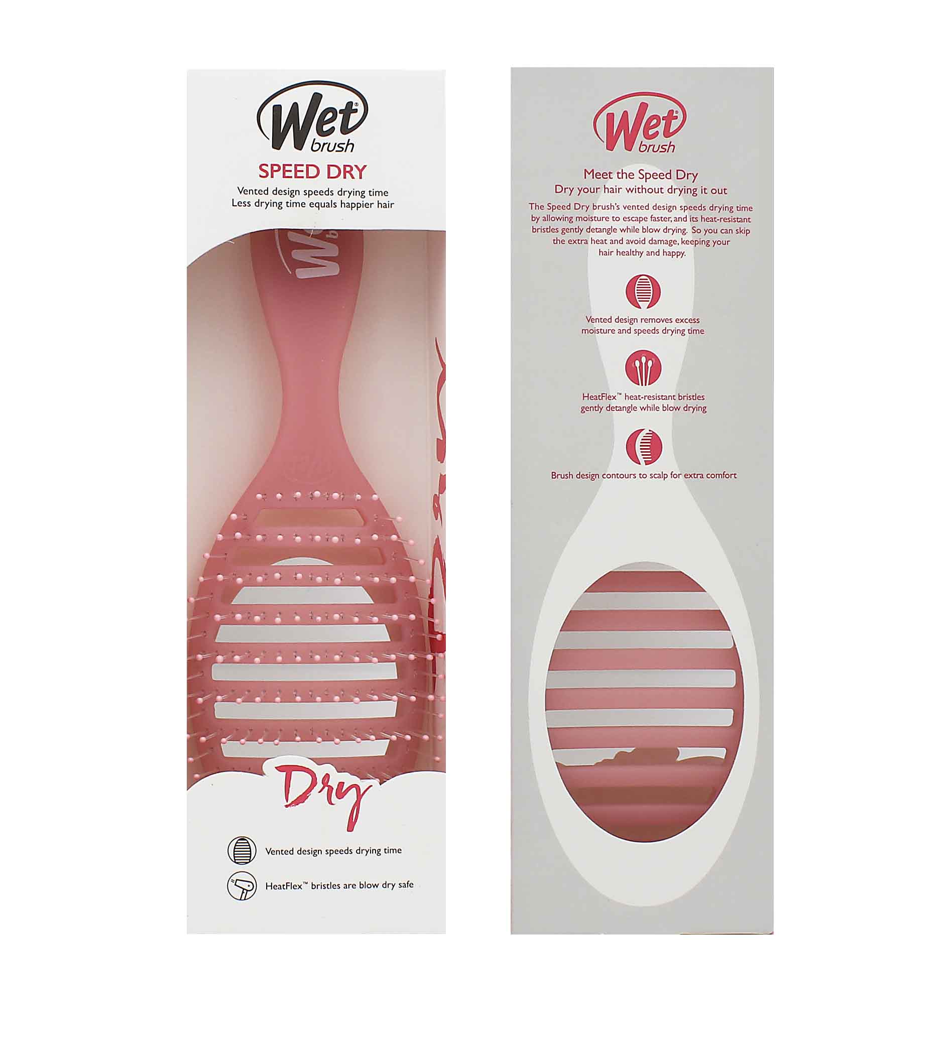 Wet Brush hairbrush Pink Drink Summer Quenchers Speed Dry Plaukų &scaron;epetys Plaukų &scaron;ukavimo įrankis Moterims