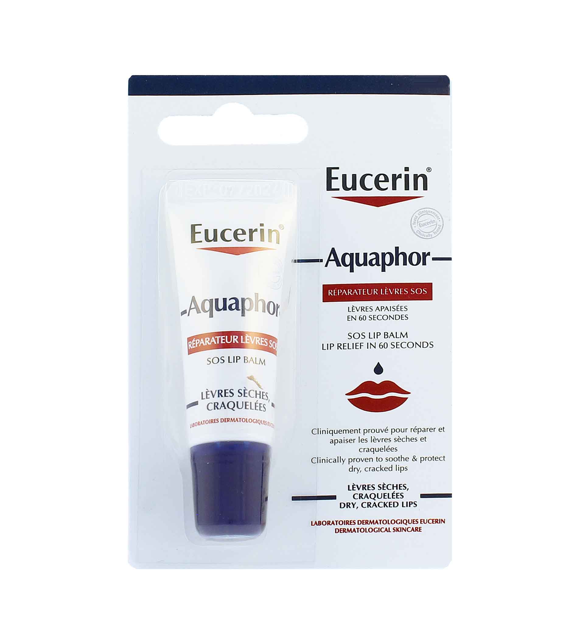 Eucerin Aquaphor 10ml lūpų balzamas