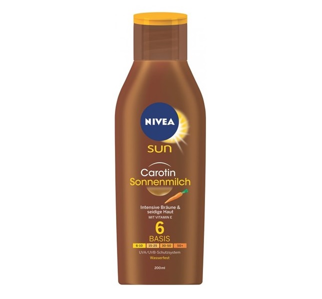 Nivea Sun Carotene įdegio losjonas