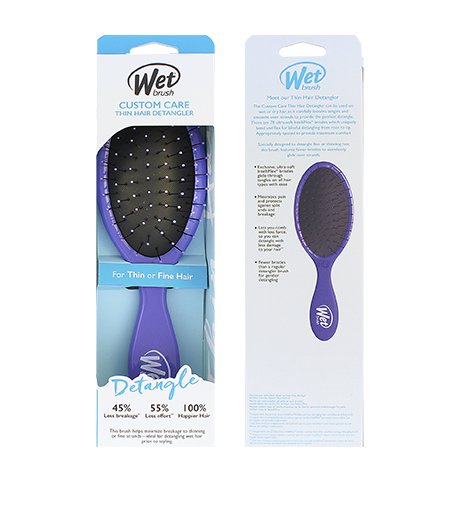 Wet Brush Custom Care Thin Hair Detangler plaukų šepetys