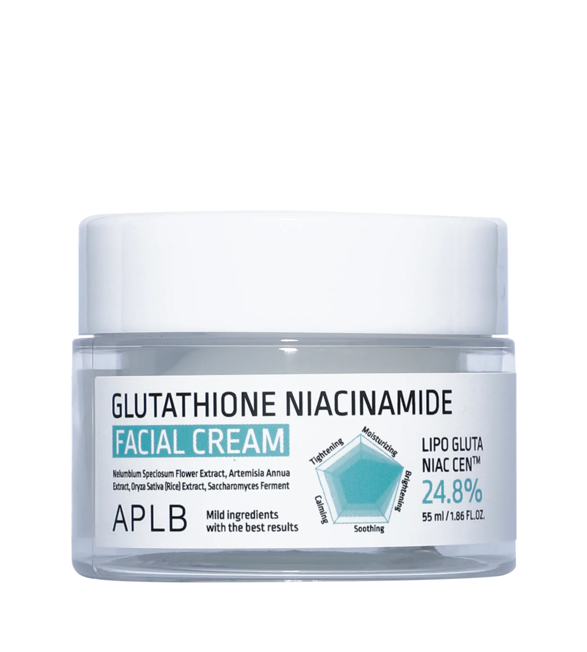 APLB Glutathione Niacinamide 55ml dieninis kremas