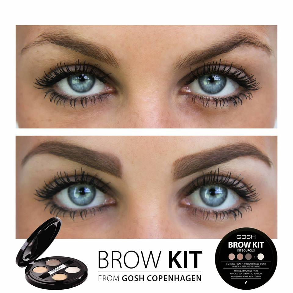 Gosh &Uacute;prava oboč&iacute; 3,32g Gosh &Uacute;prava oboč&iacute; eyebrow set 3,32 g antakių modeliavimo paletė Rinkinys