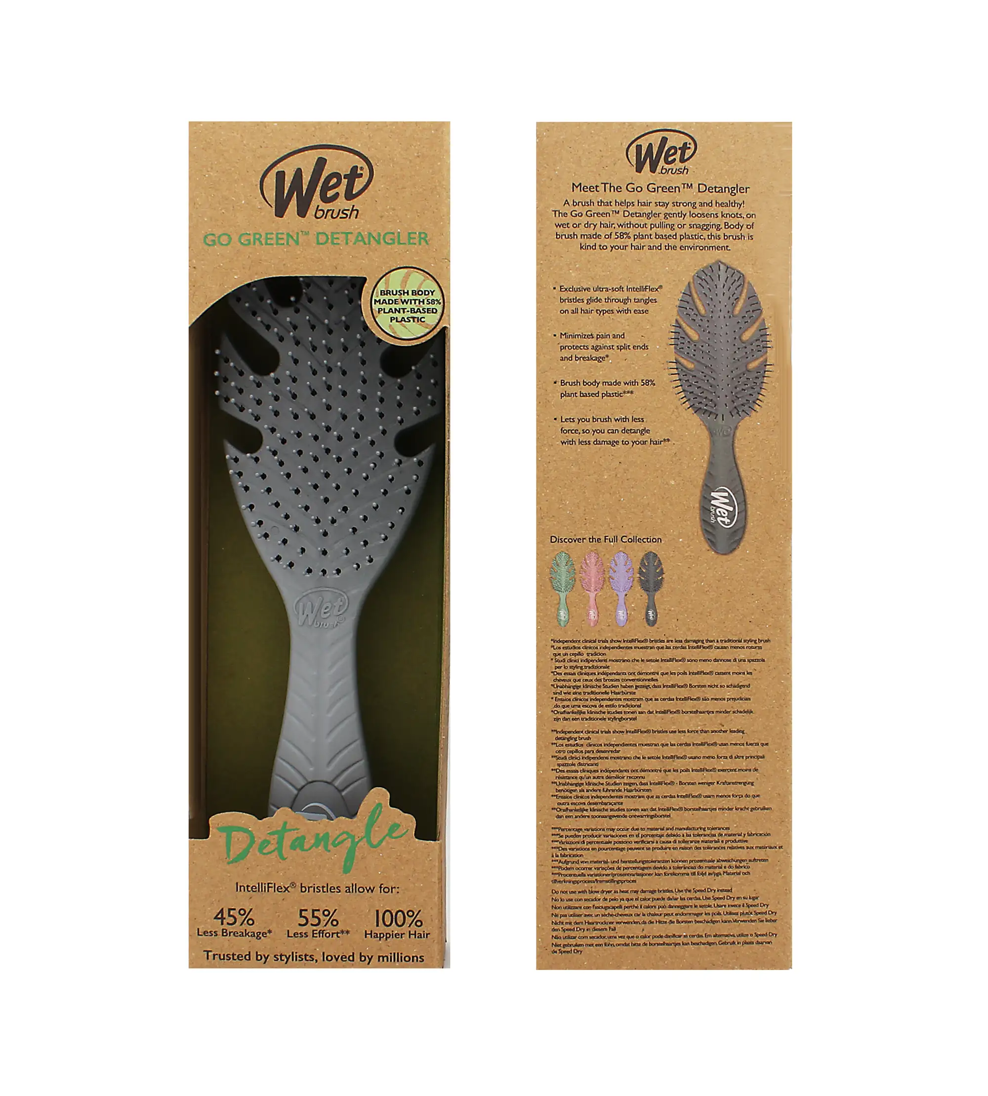Wet Brush Go Green Detangler plaukų &scaron;epetys
