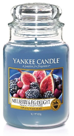 Yankee Candle Mulberry & Fig Delight 623g Kvepalai