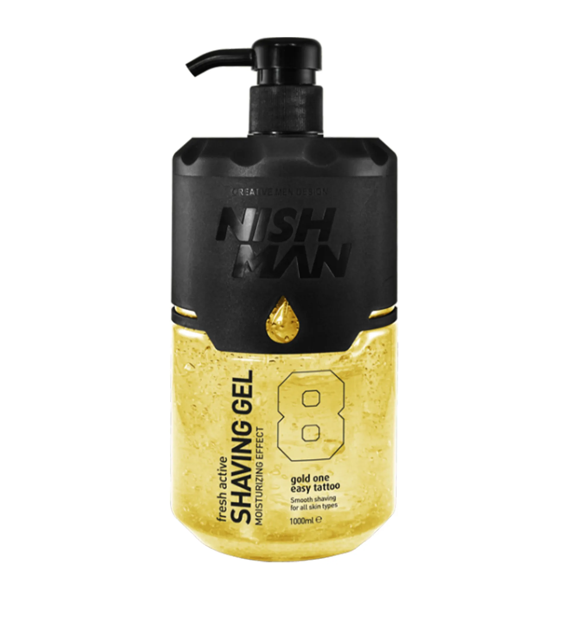 Nishman Shaving Gel Gold One 1000ml skutimosi gelis