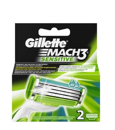 Gillette Mach3 Sensitive 2ks skutimosi gelis