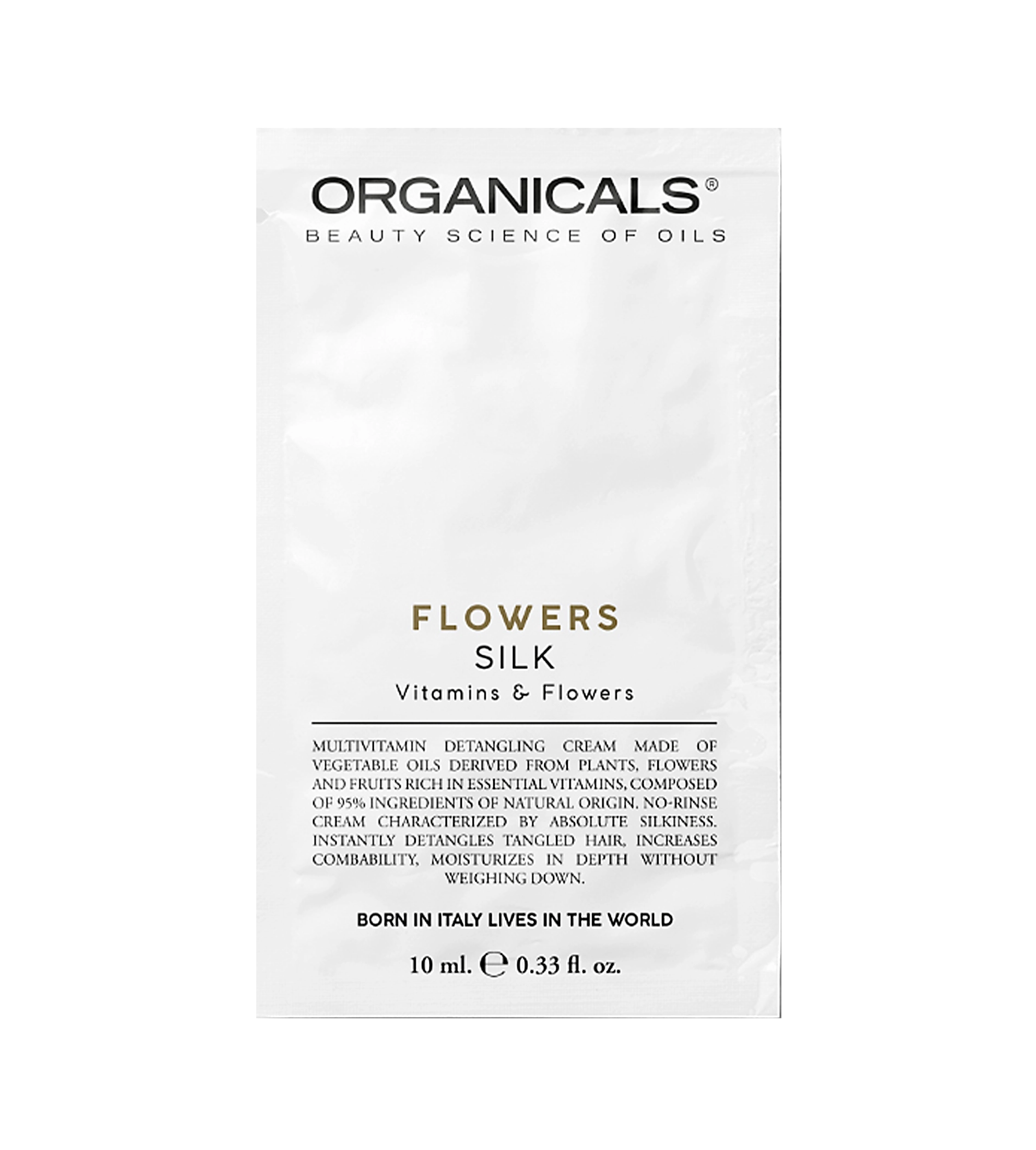 Organicals FLOWERS 10ml nenuplaunama plaukų priežiūros priemonė