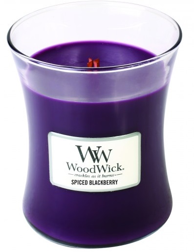 WoodWick Spiced Blackberry kvepianti žvakė