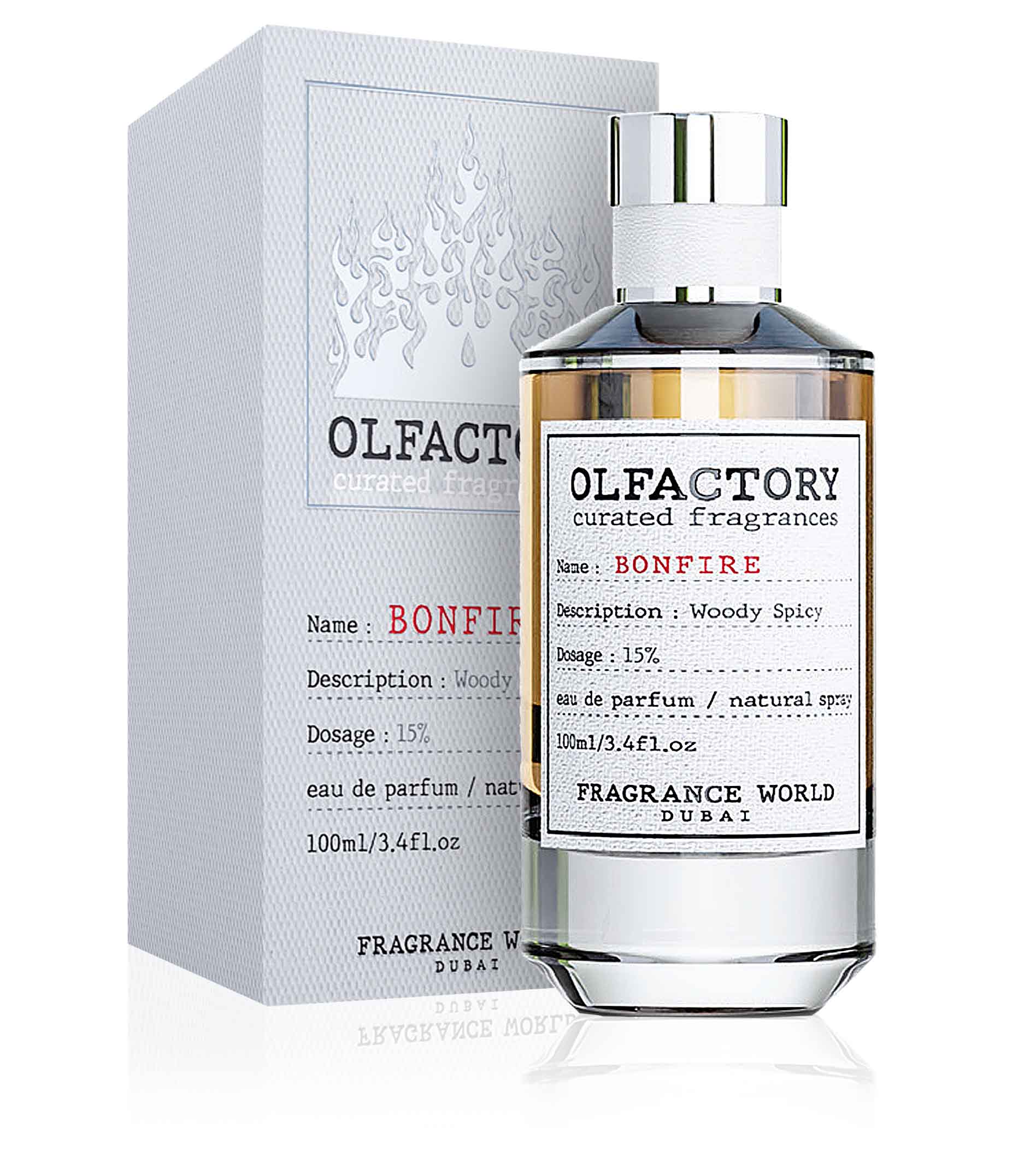 Fragrance World Olfactory Bonfire 100ml Kvepalai Unisex EDP